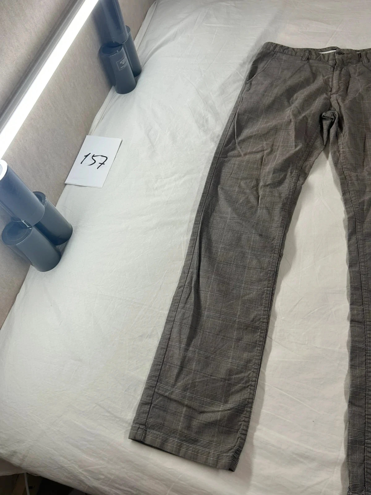 Zara man plaid chinos – photo 3